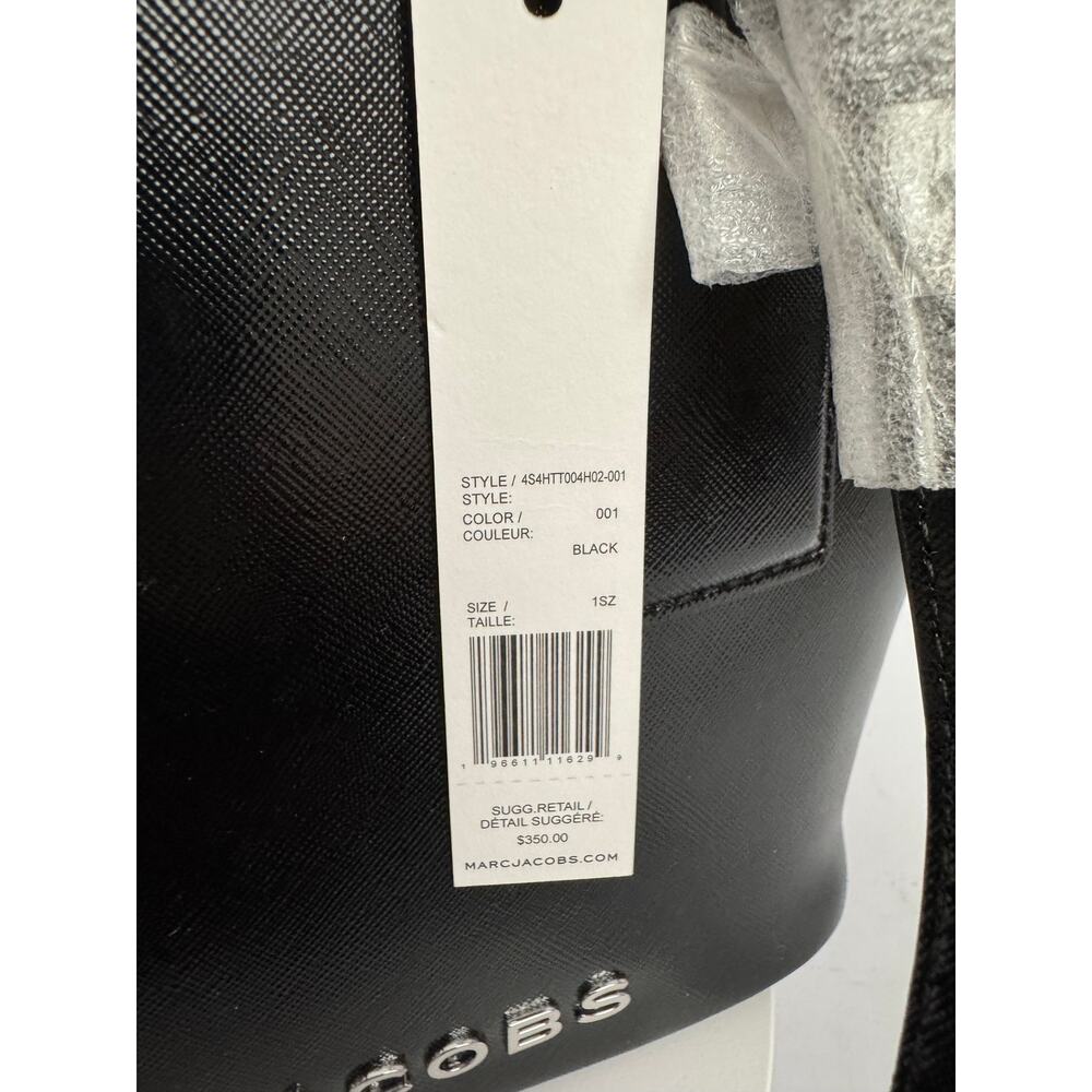 Marc Jacobs Trademarc Small Tote Satchel bag Black. NWT! - Picture 8 of 14